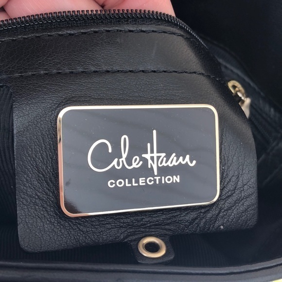 Cole Haan collection black leather clutch - Picture 6 of 6